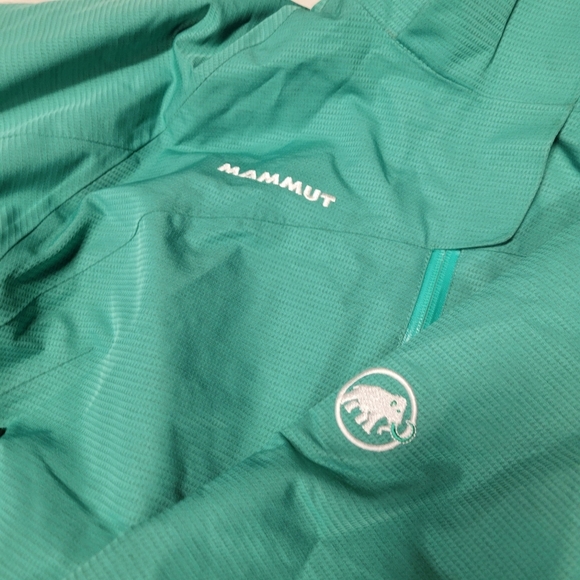 Mammut Stony HS Thermo Ski Jacket Blue Green Womens Size L - Picture 4 of 9